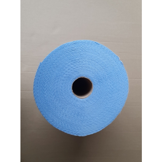 Czyściwo włókninowe PL-TEX niebieskie w rolce 30x39cm, 110listków,1kg