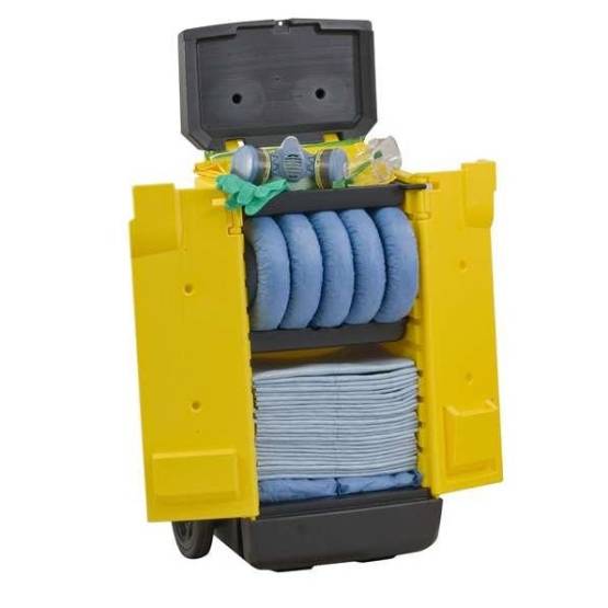 Zestaw mobilny KADDIE, sorbenty tylko do oleju, 56 l