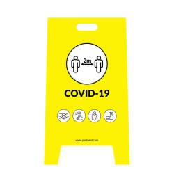 Oznakowanie bezpieczeństwa Covid Oznakowanie bezpieczeństwa Covid